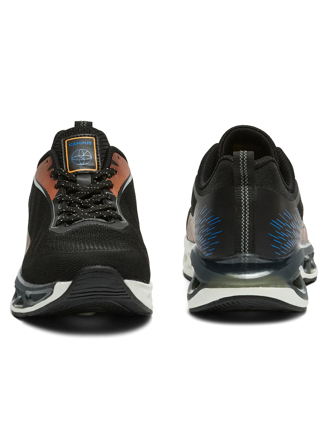 CRASH Black Men's Running Shoes - Image 4