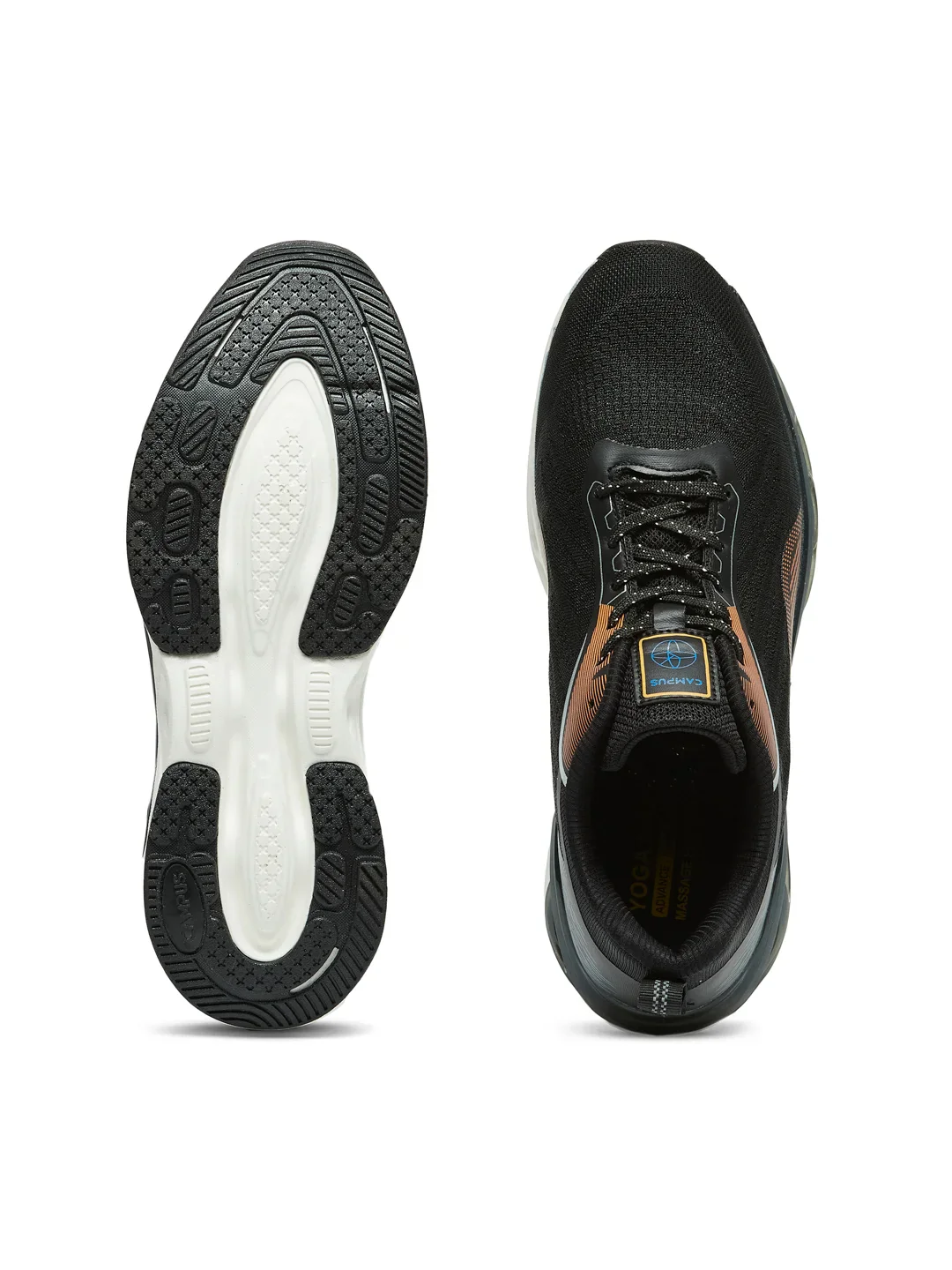 CRASH Black Men's Running Shoes - Image 5