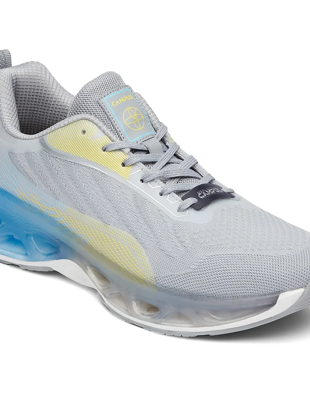 CRASH Grey Men's Running Shoes - Image 7