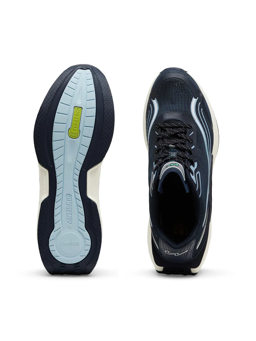 CREED Navy Men's Running Shoes - Image 4