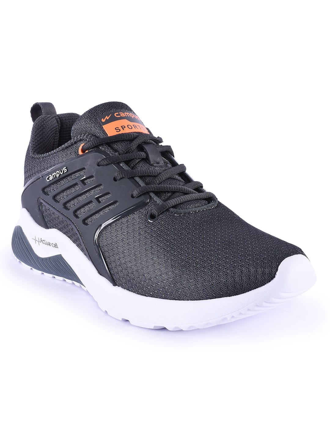CRYSTA Pro Grey Men's Running Shoes - Image 2