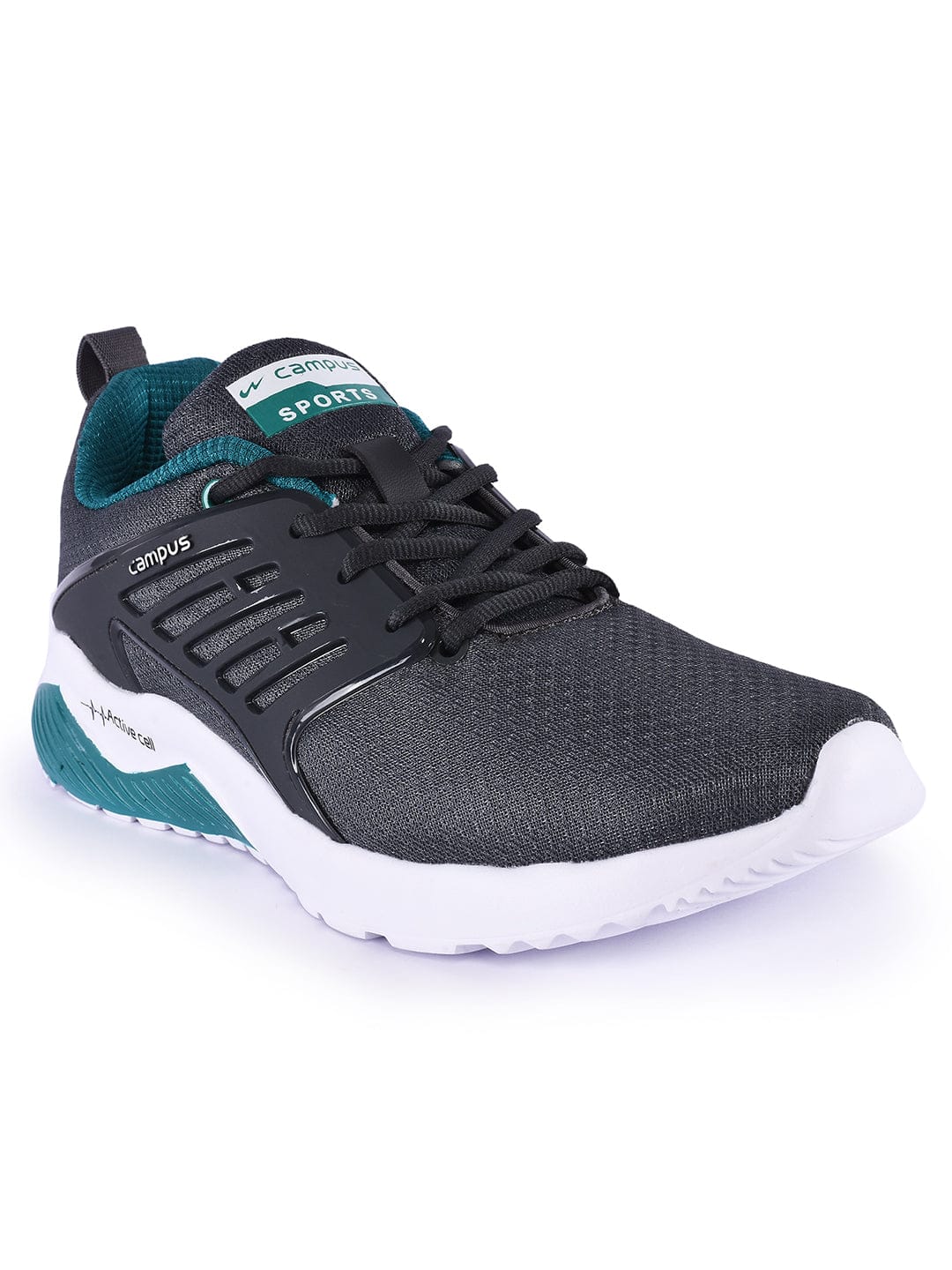CRYSTA Pro Grey Men's Running Shoes - Image 2