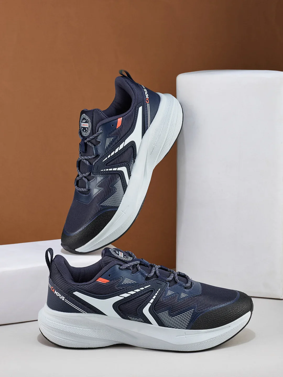 CUSTOM Navy Men's Running Shoes