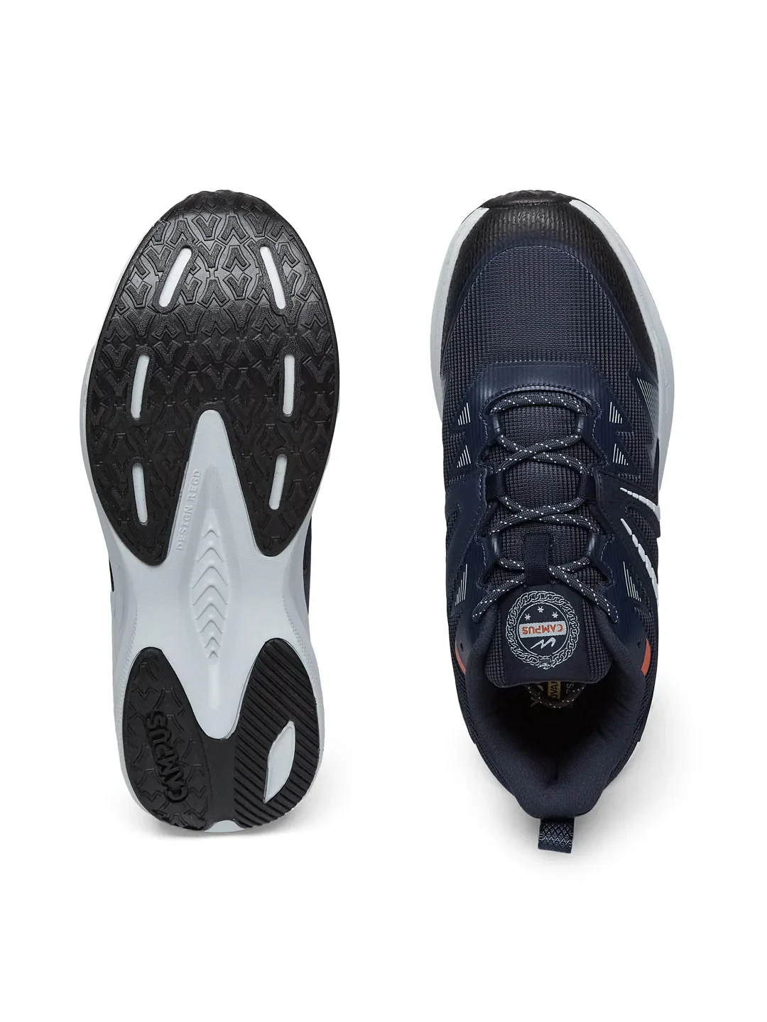 CUSTOM Navy Men's Running Shoes - Image 5