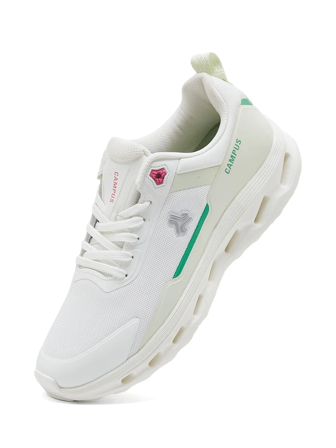 CYMBAL White Women's Running Shoes - Image 3