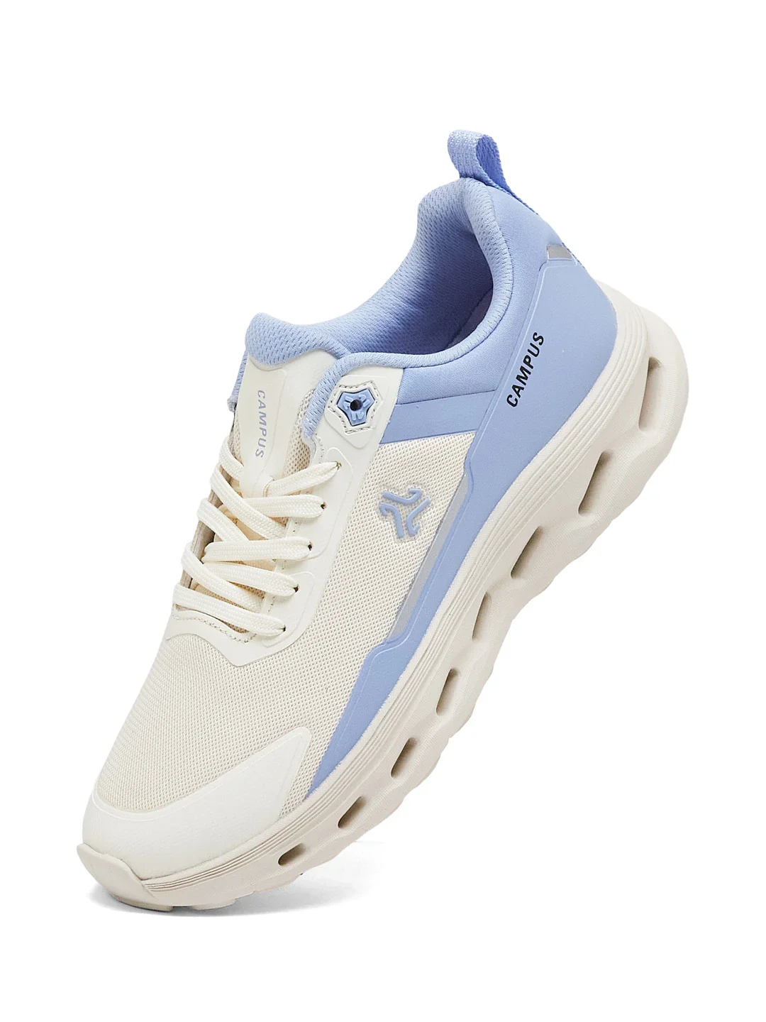 CYMBAL Off White Women's Running Shoes - Image 3