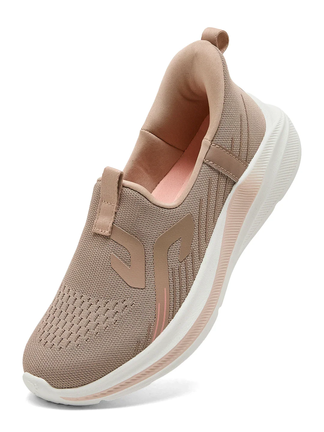 DAVO Beige Women's Walking Shoes - Image 3
