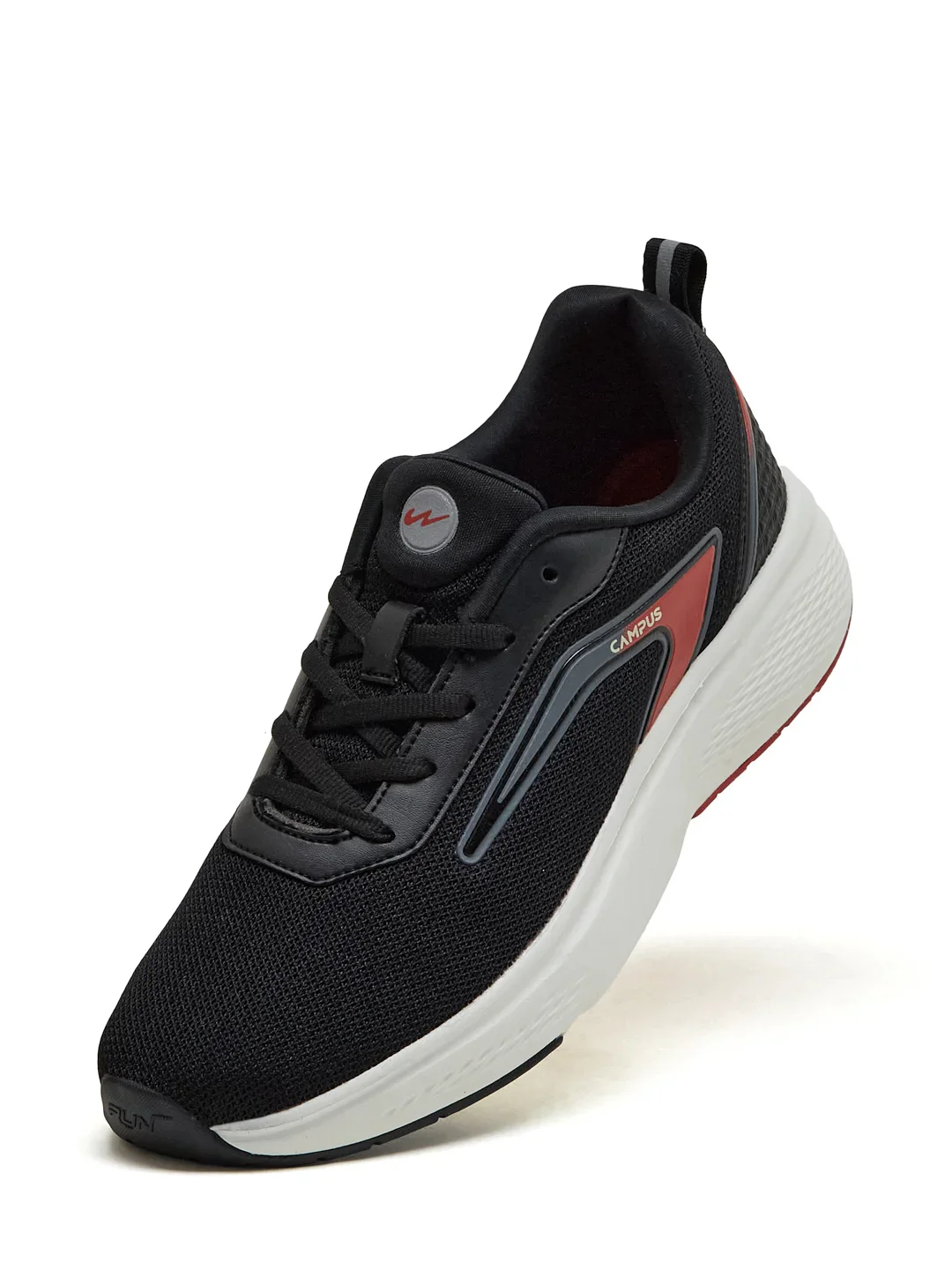 DAXTON Black Men's Running Shoes - Image 3