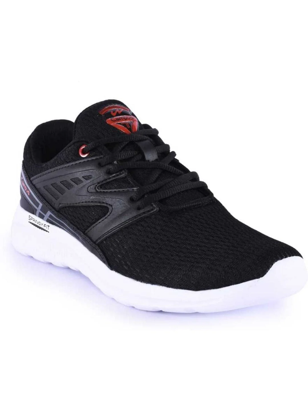 SLIDO Black Men's Running Shoes - Image 2