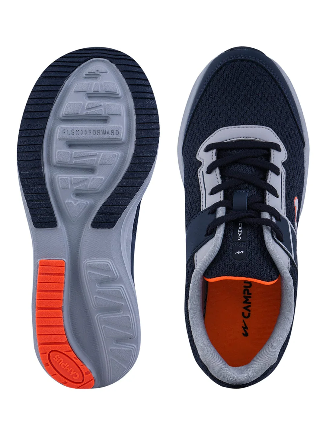 DECOR Navy Men's Sports Shoes - Image 4