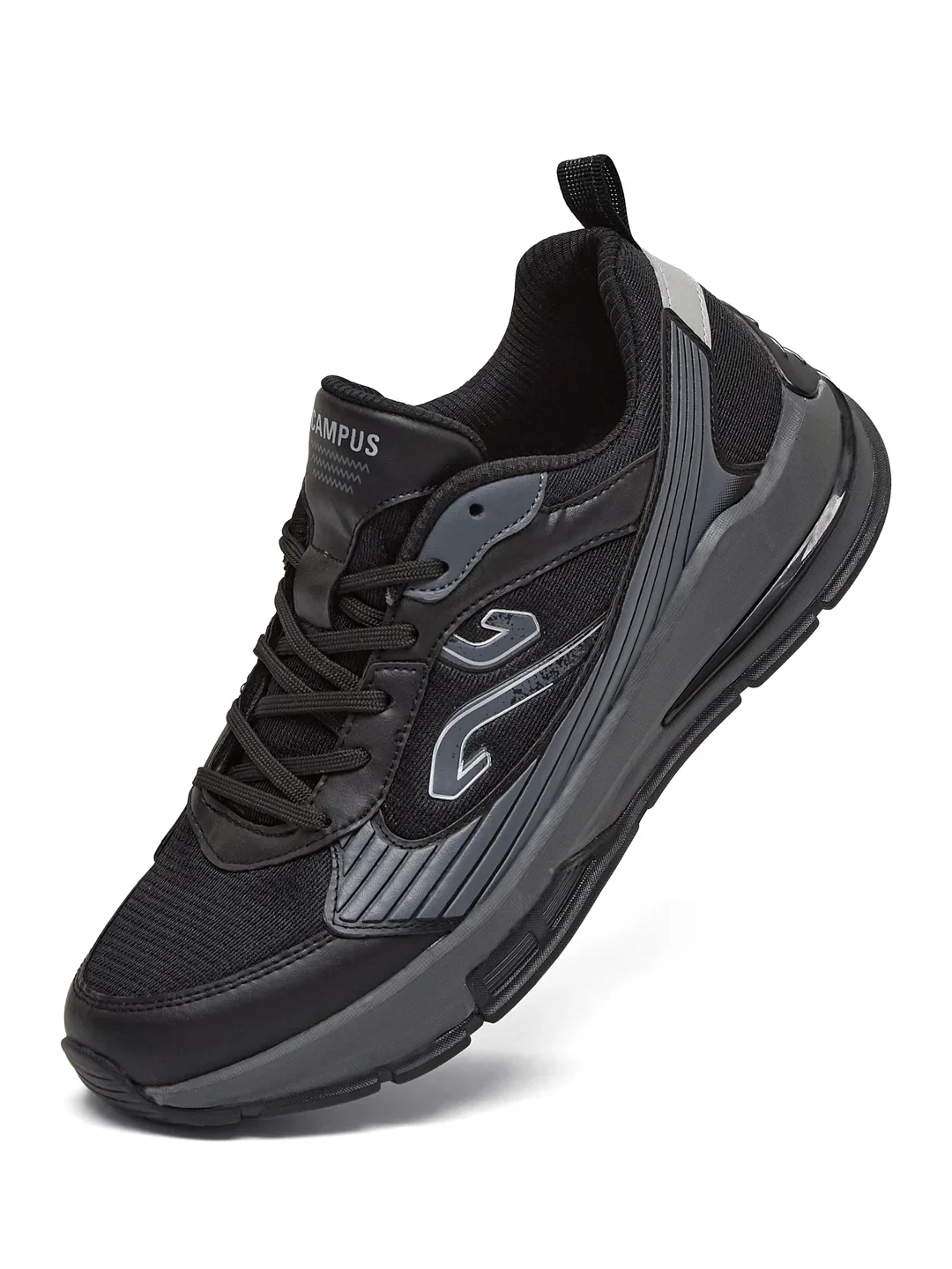 DENRO Black Men's Sneakers - Image 3