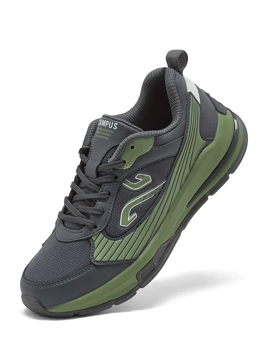 DENRO Grey Men's Sneakers - Image 3