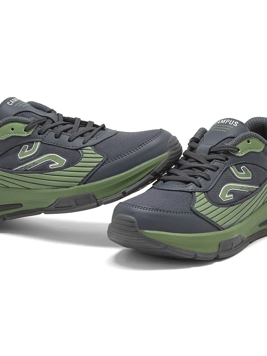 DENRO Grey Men's Sneakers - Image 7