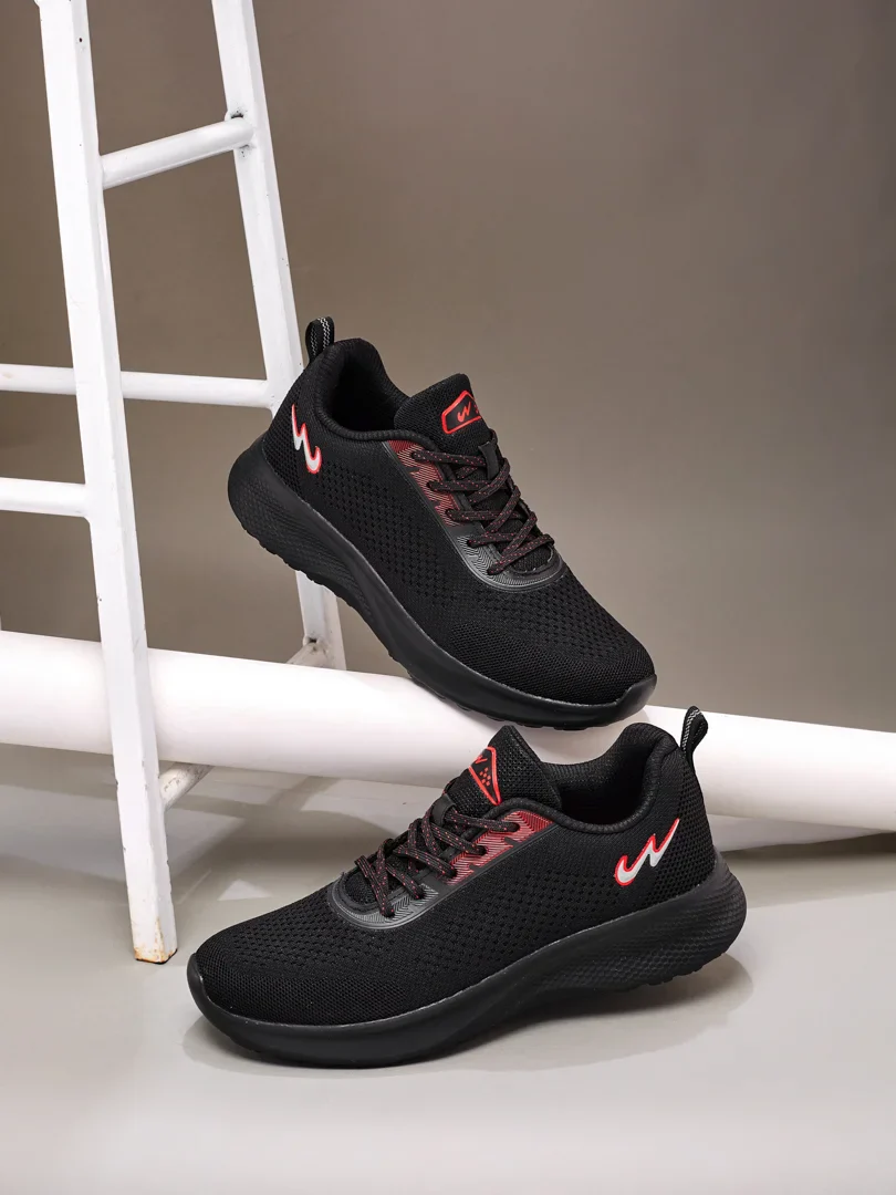 DIVIDE Black Men's Running Shoes