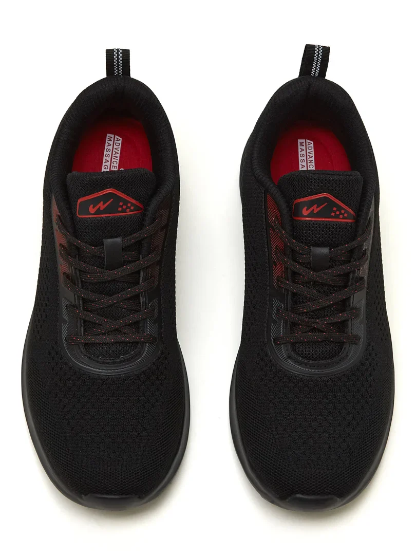 DIVIDE Black Men's Running Shoes - Image 6
