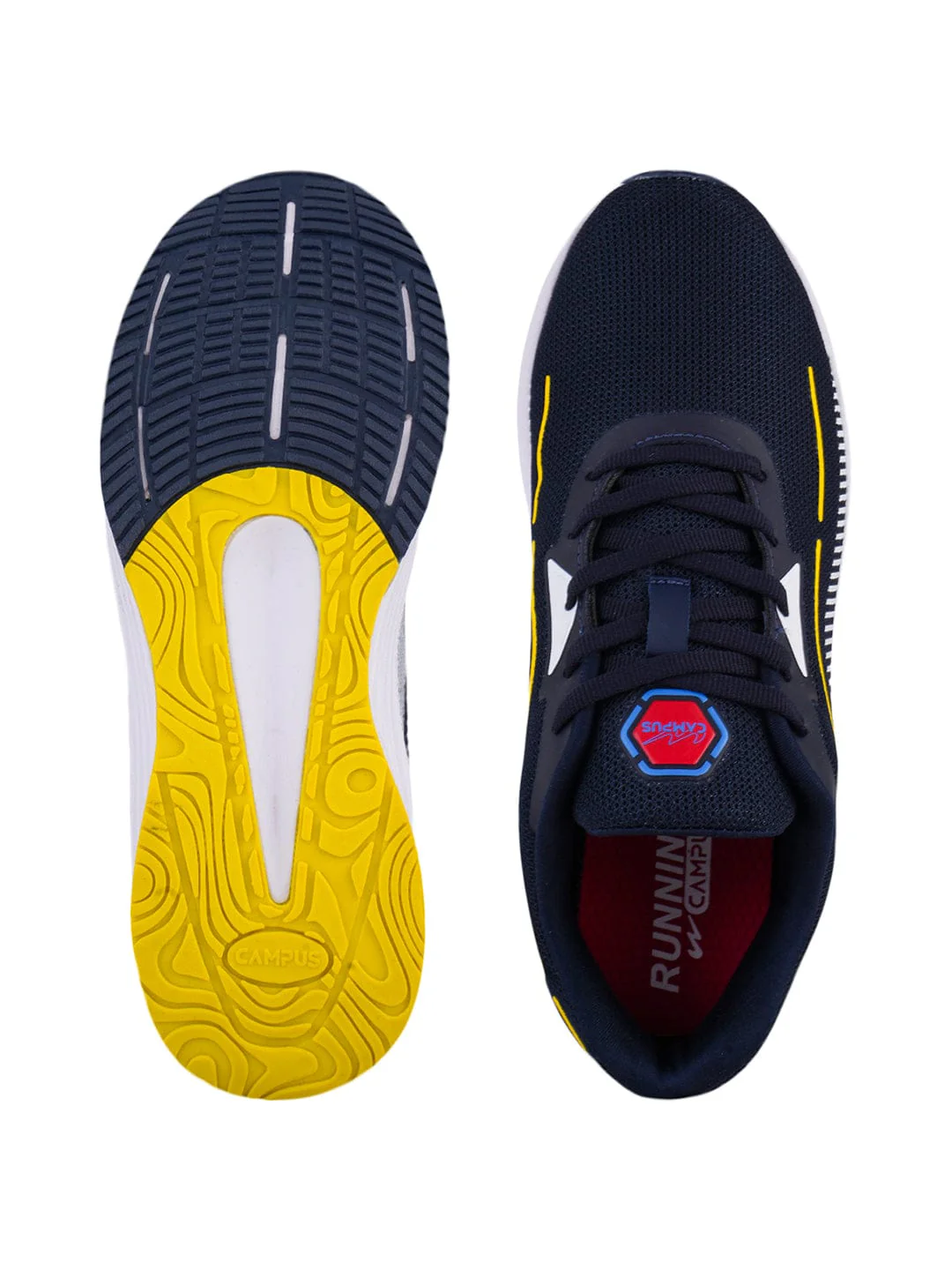 DOMINGO Navy Men's Running Shoes - Image 4