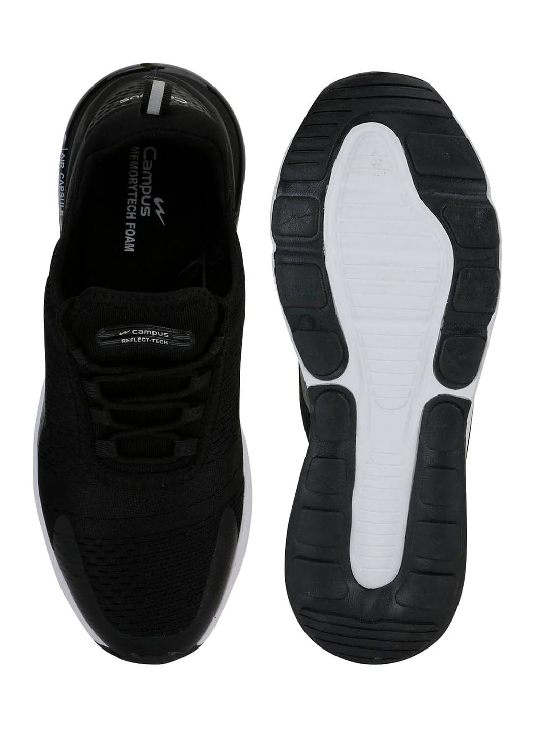 DRAGON Black Men's Running Shoes - Image 4