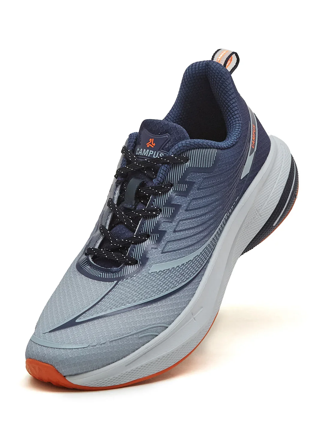 DRIVO Grey Men's Running Shoes - Image 3
