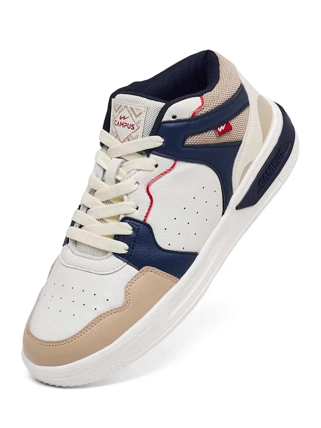 DWELT White Men's Sneakers - Image 3