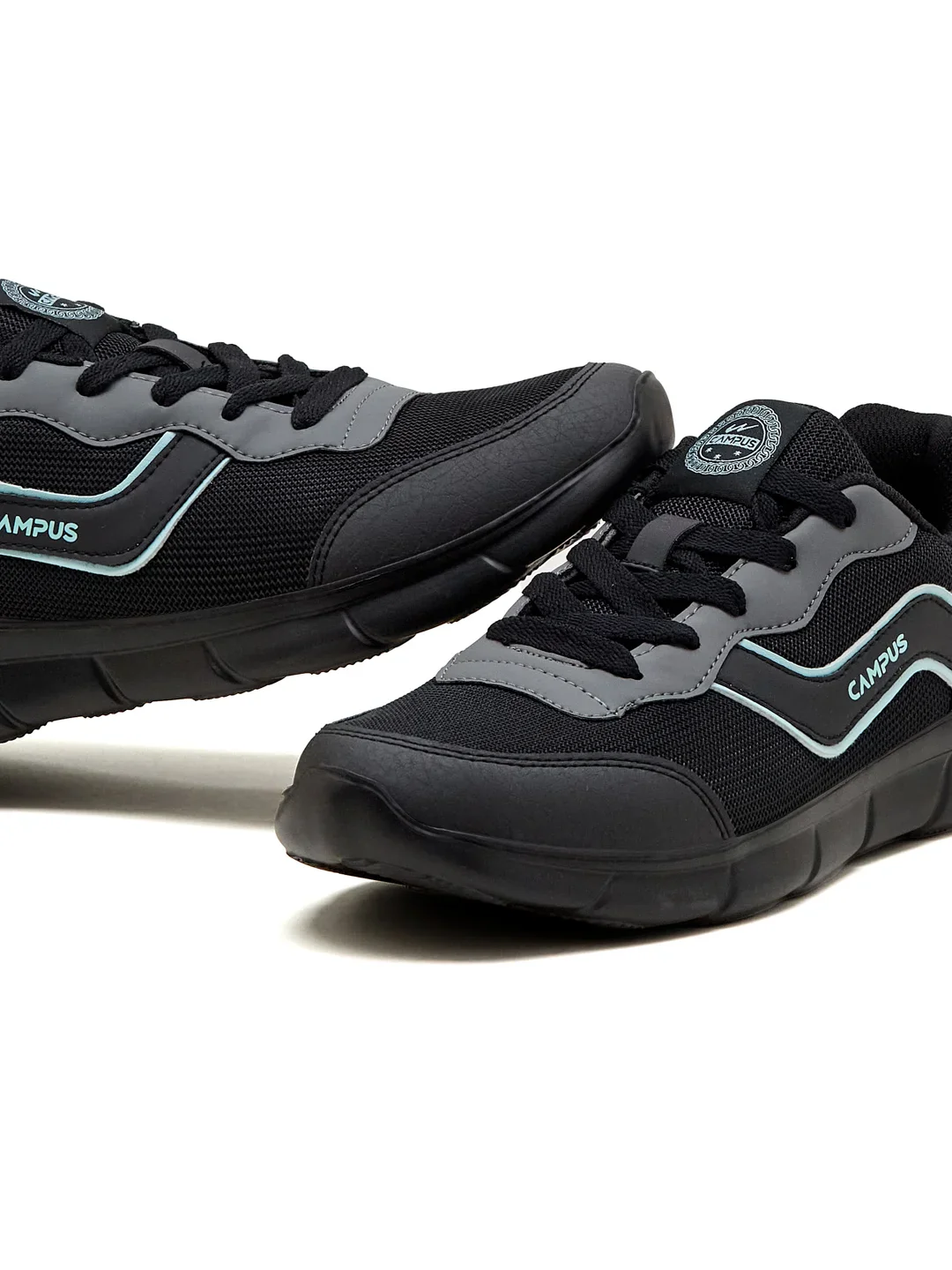 EVARO Black Men's Running Shoes - Image 7