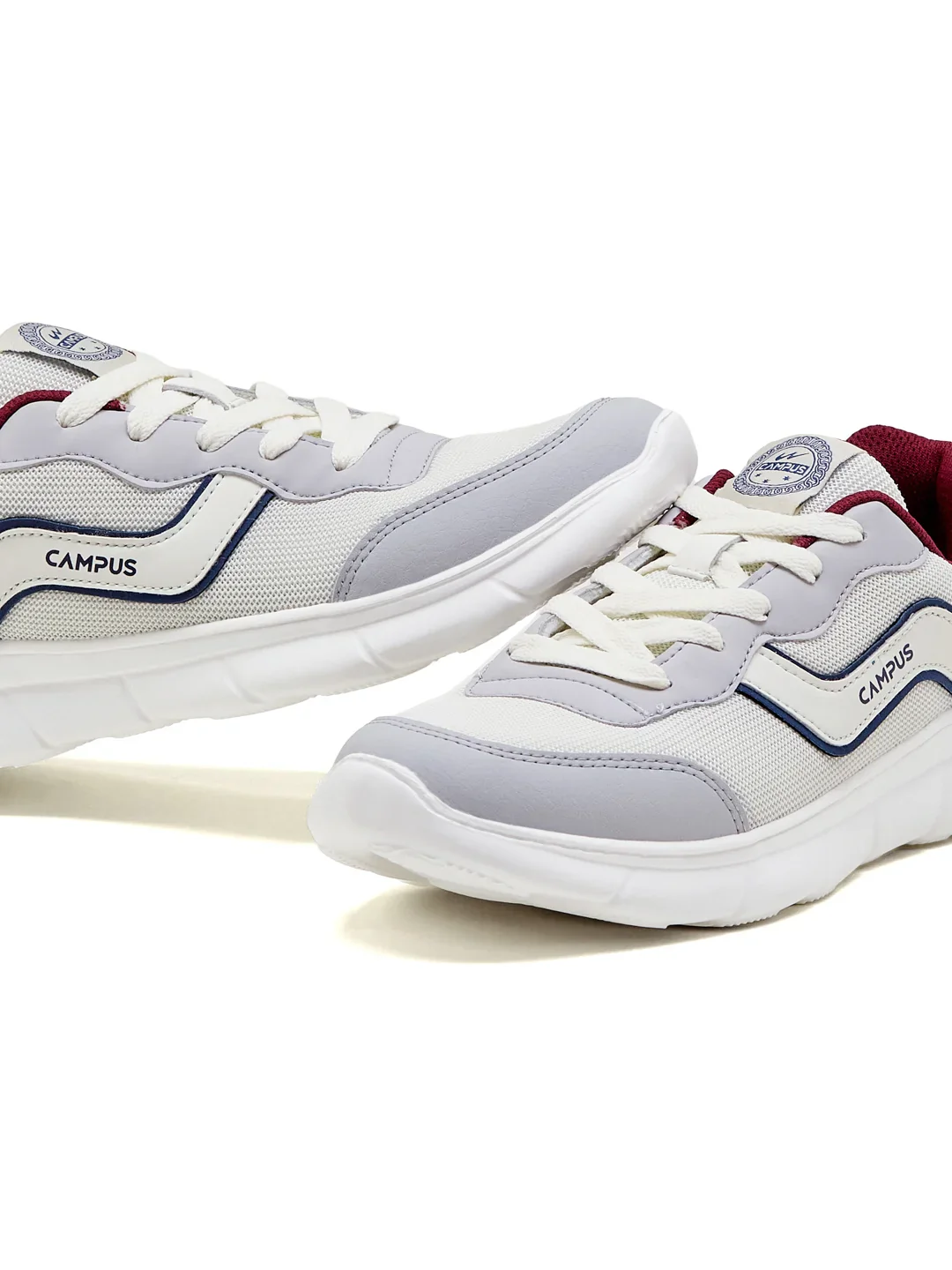EVARO Off White Men's Running Shoes - Image 7