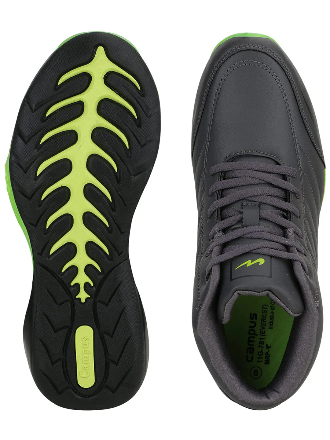 EVEREST Grey Men's Sneakers - Image 4
