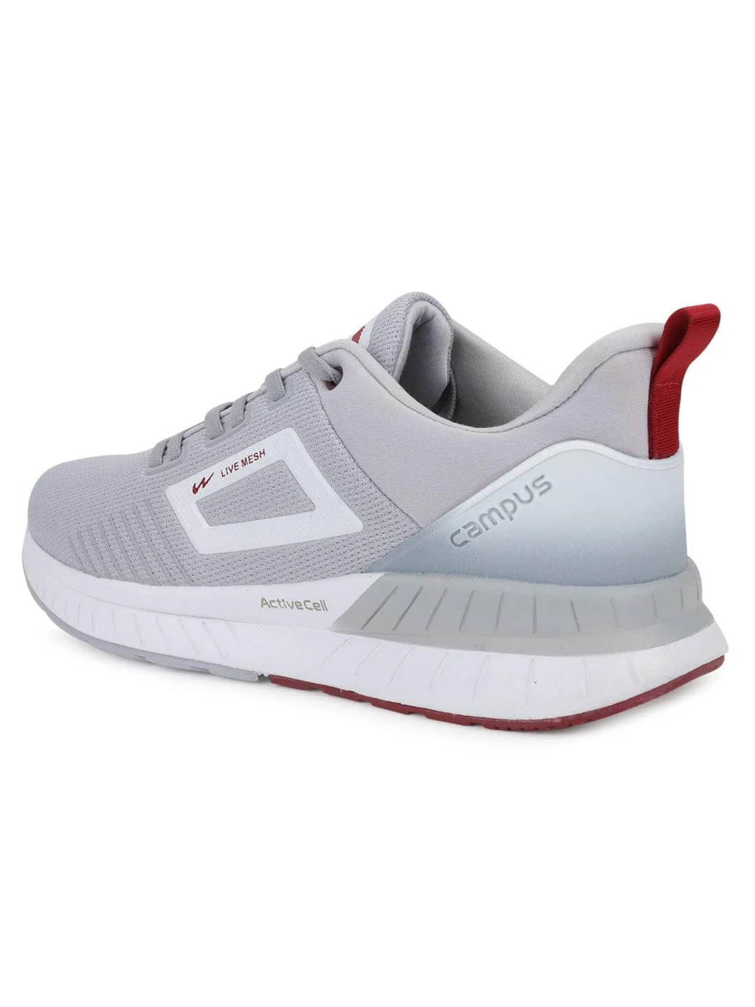 EVOK Grey Men's Sports Shoes - Image 3