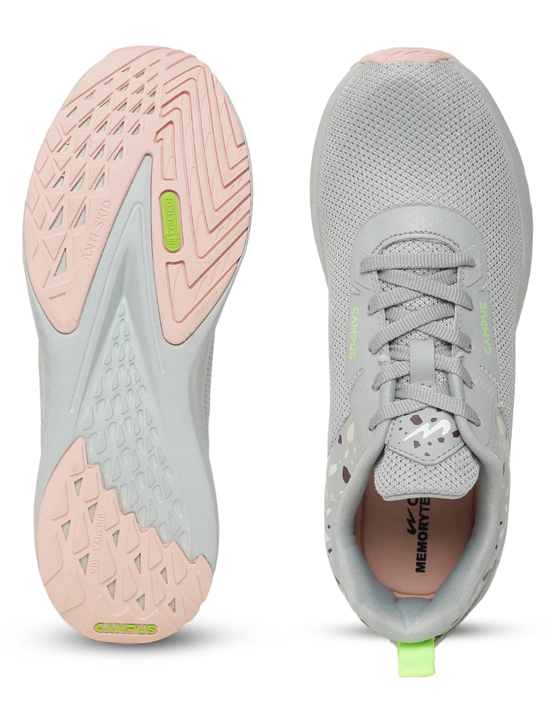 EXOTIC Grey Women's Running Shoes - Image 5