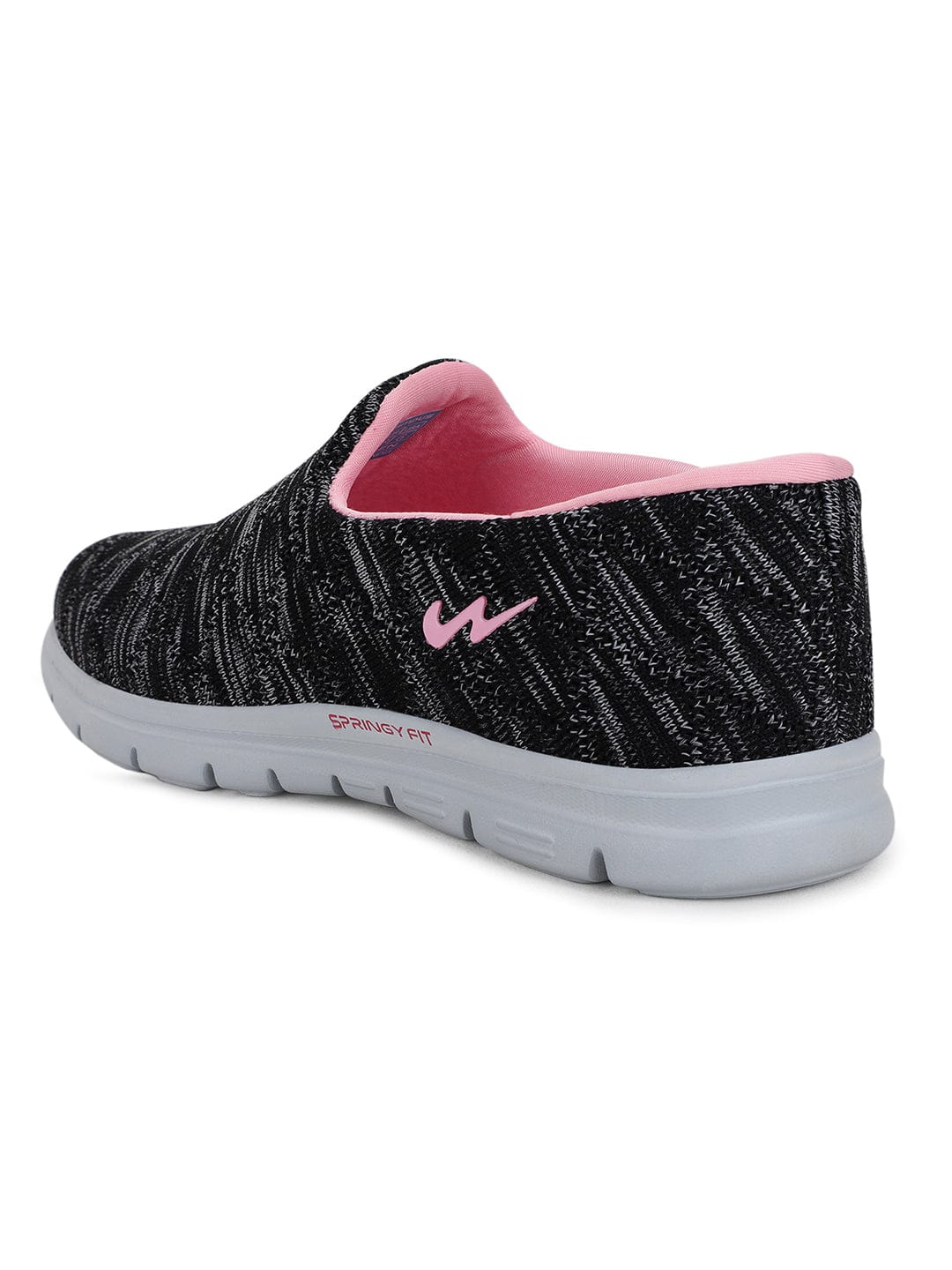FABIA Black Women's Walking Shoes - Image 3