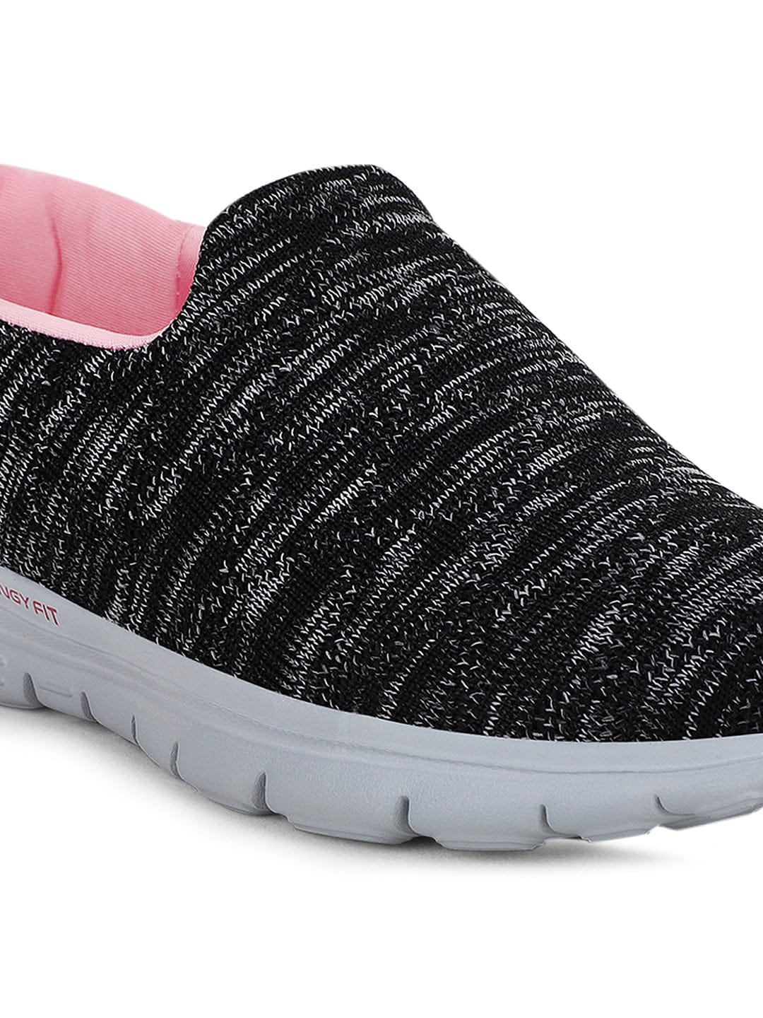 FABIA Black Women's Walking Shoes - Image 4