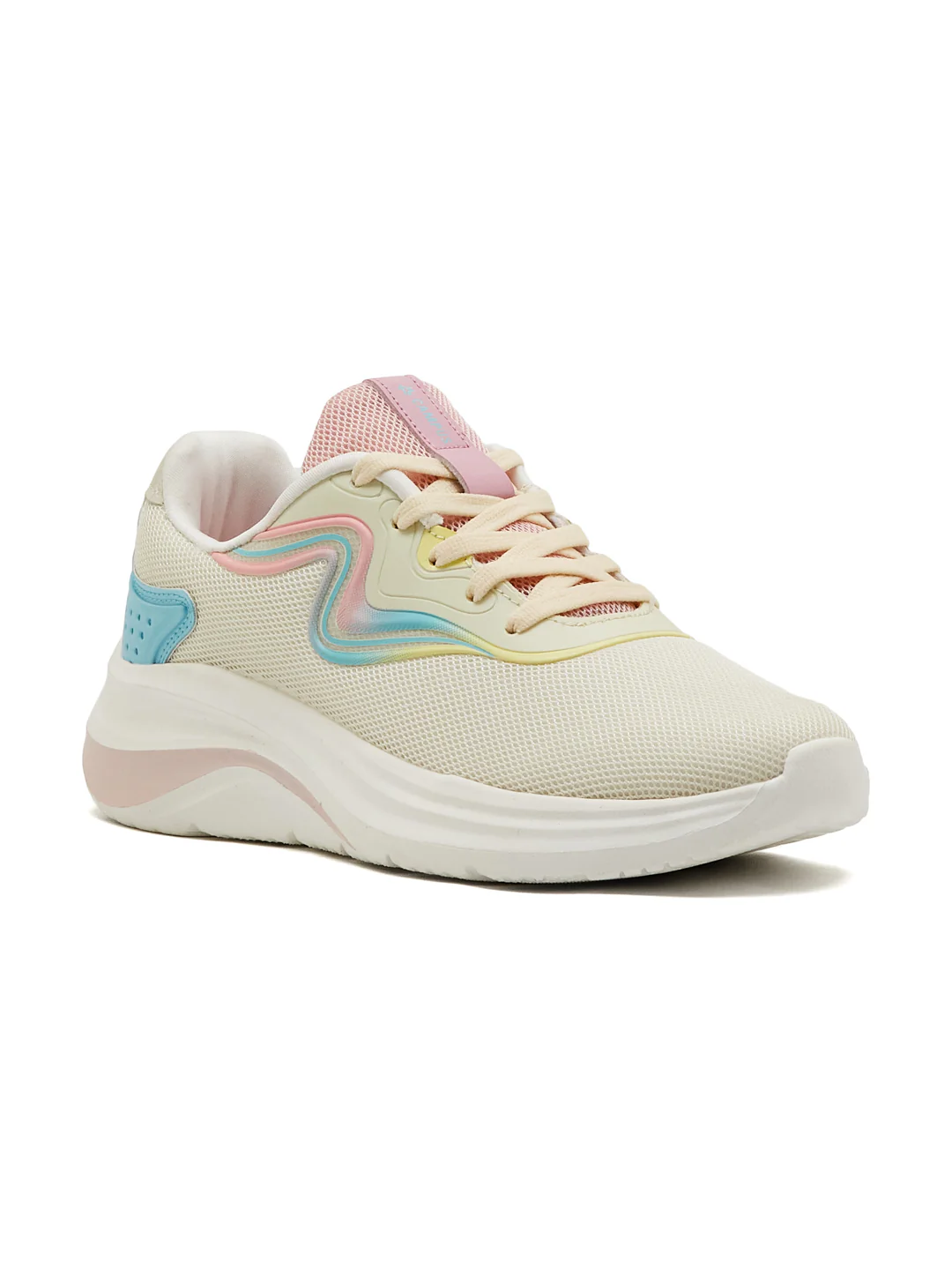 FABRA White Women's Running Shoes - Image 2