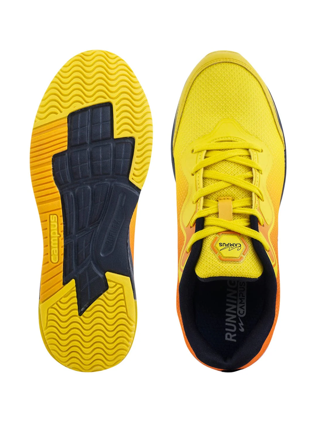 FANSHOE-2 Yellow Men's Running Shoes - Image 4