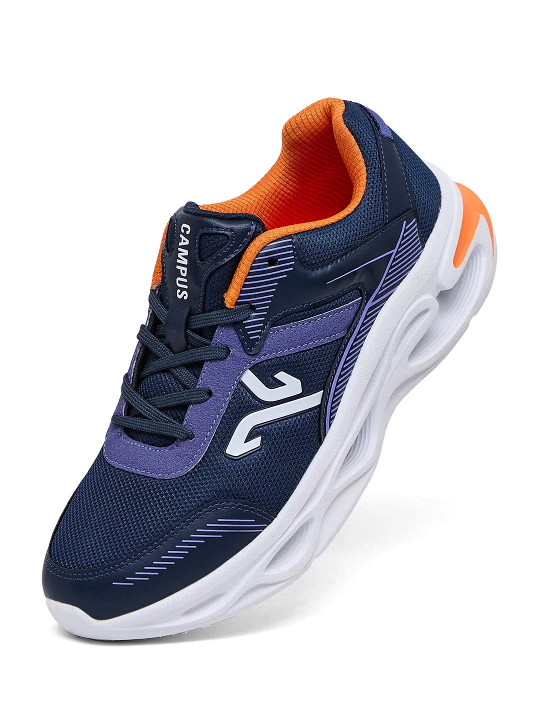 FEROX Navy Men's Running Shoes - Image 3