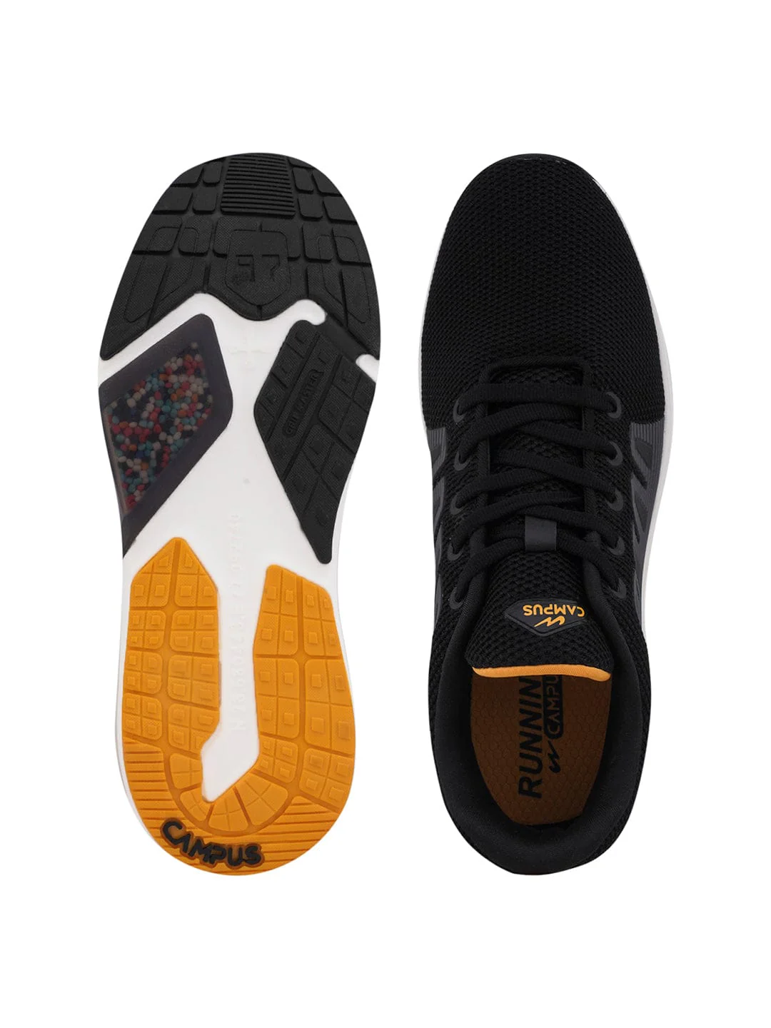 FINCH Black Men's Running Shoes - Image 4