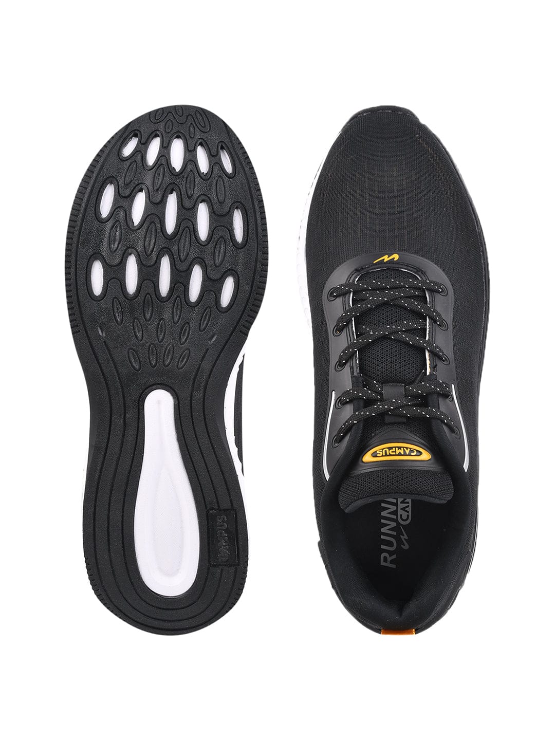 FIREFLY Black Men's Running Shoes - Image 4