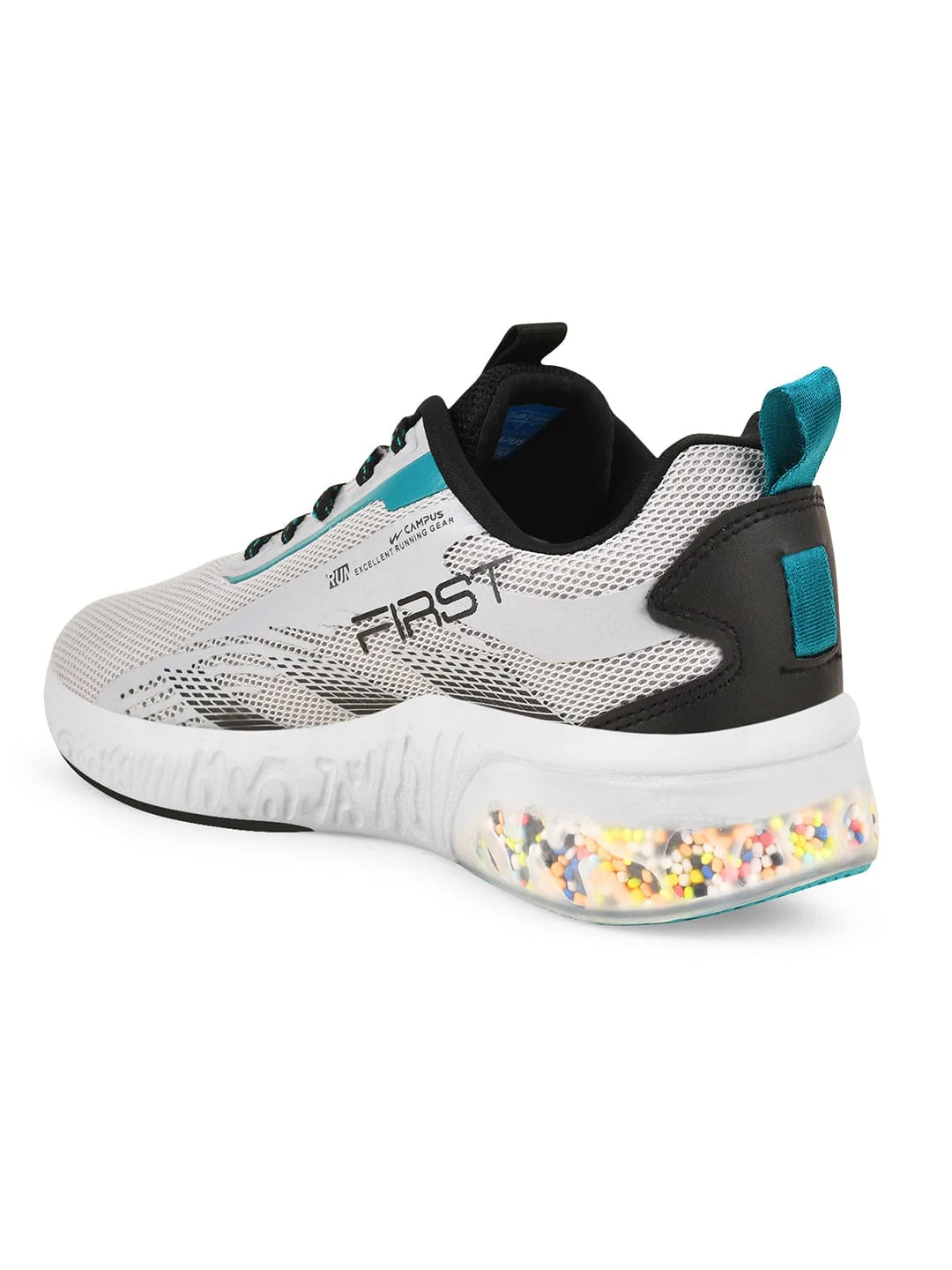 FIRST-CHILD Grey Child Running Shoes - Image 3