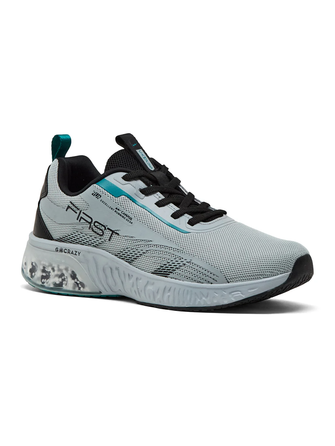 FIRST Grey Men's Running Shoes - Image 2