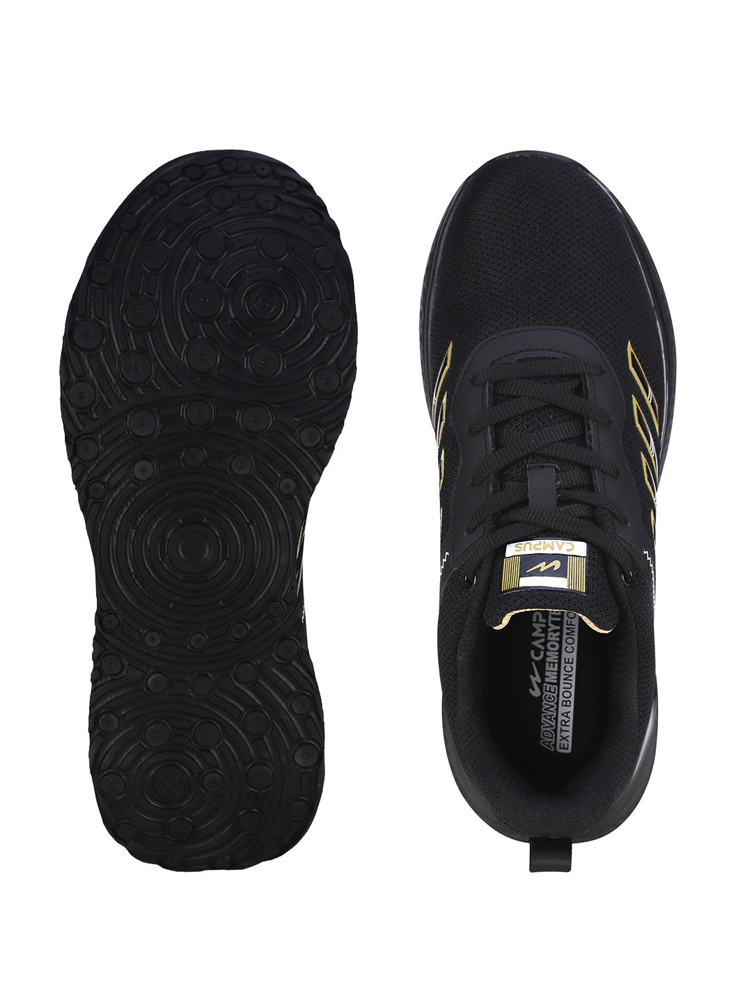 FLAME Black Men's Sports Shoes - Image 5