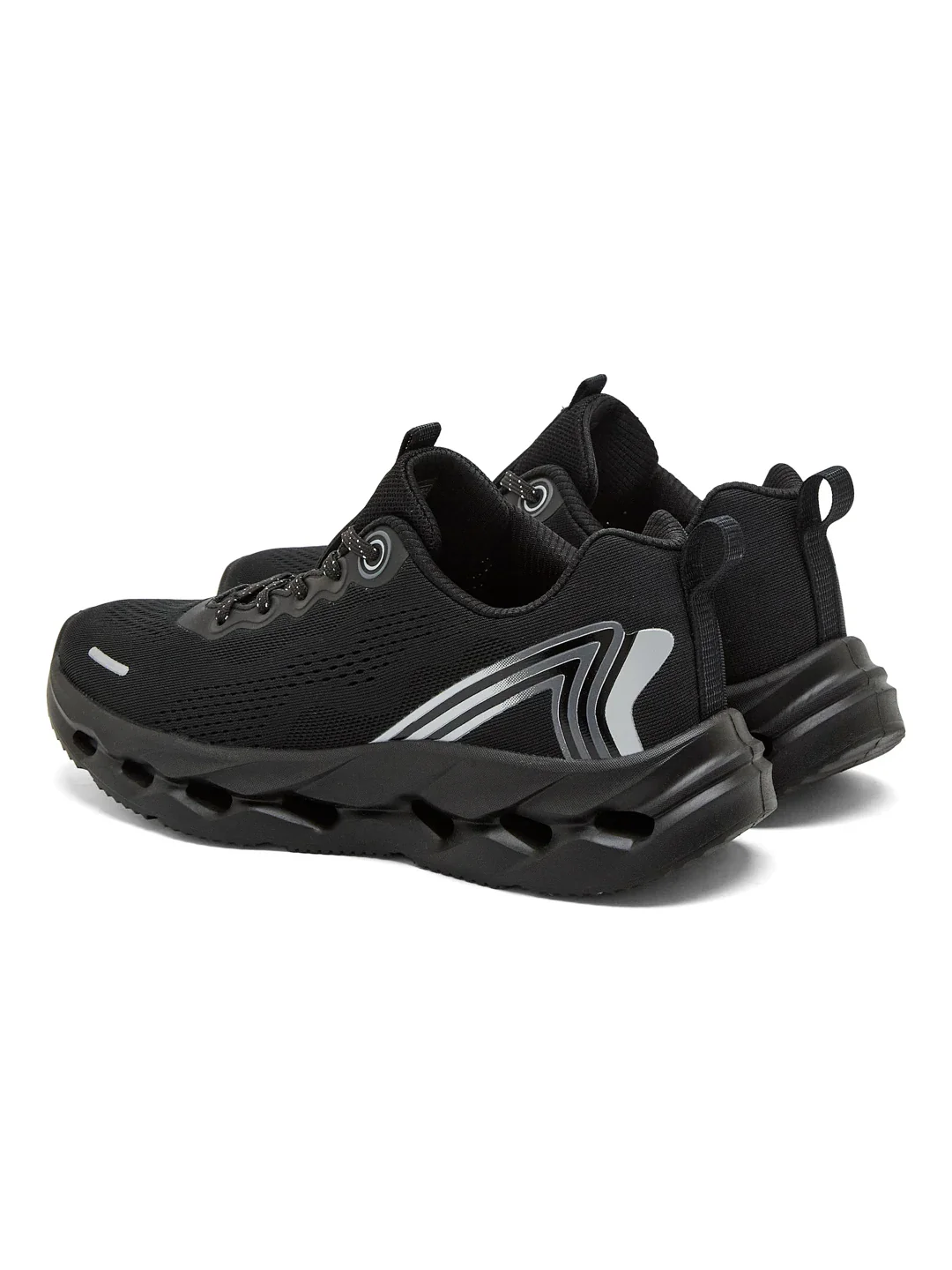 FLASK Black Men's Running Shoes - Image 5