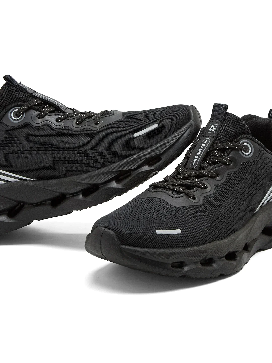 FLASK Black Men's Running Shoes - Image 7
