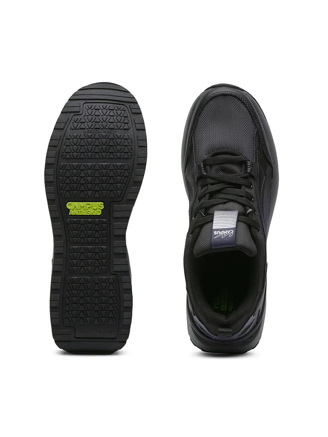 FLOAT Black Men's Sneakers - Image 4