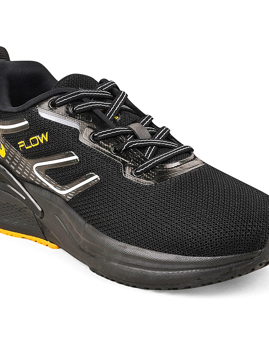 FLOW PRO Black Men's Running Shoes - Image 5