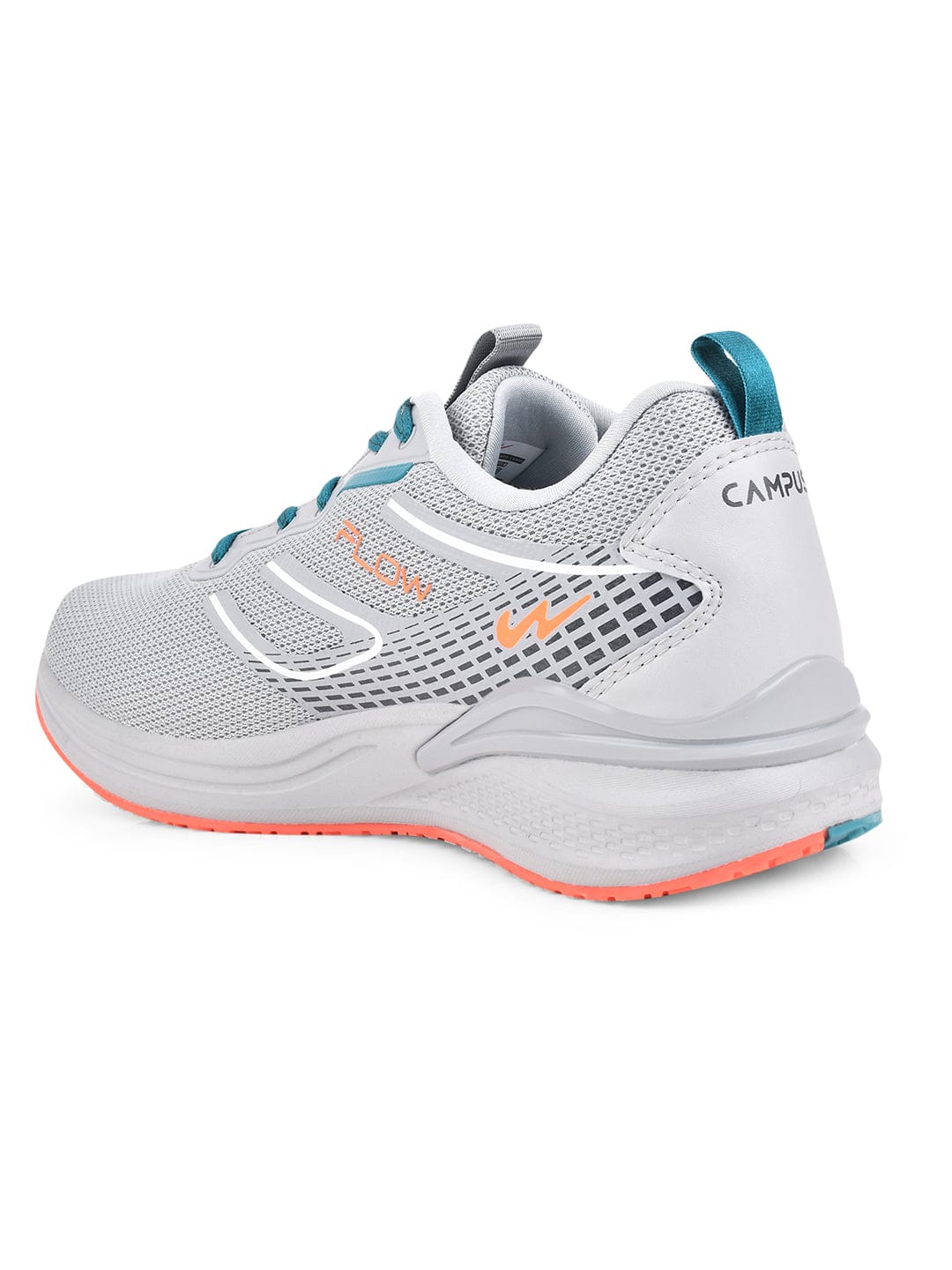 FLOW PRO Grey Men's Running Shoes - Image 3