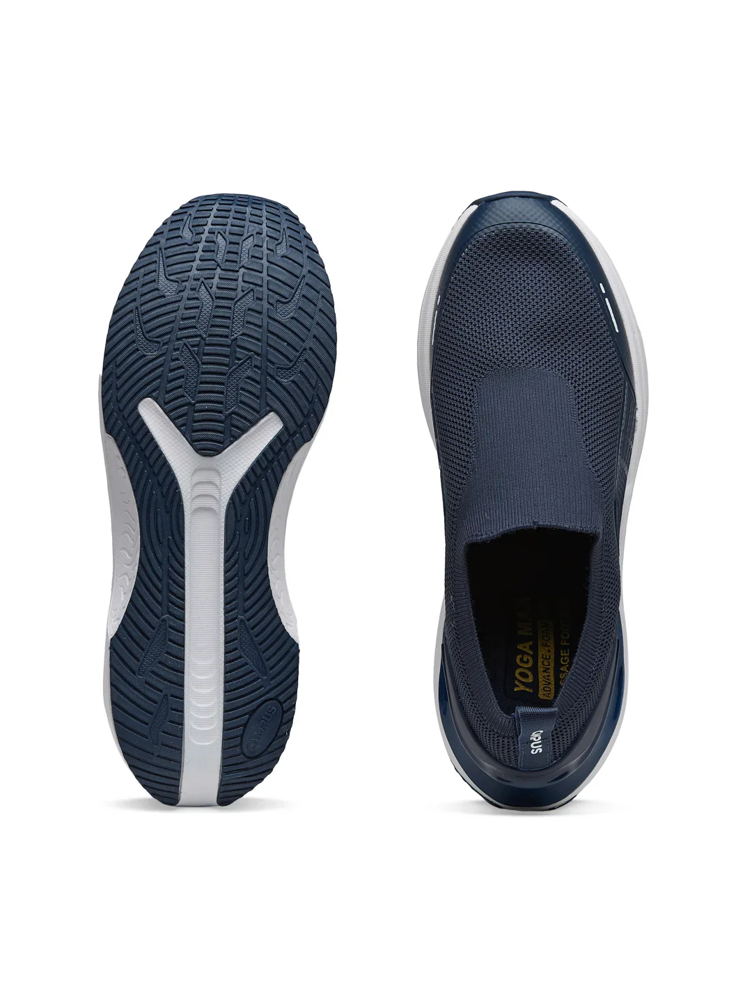 FLYNN Navy Men's Walking Shoes - Image 4