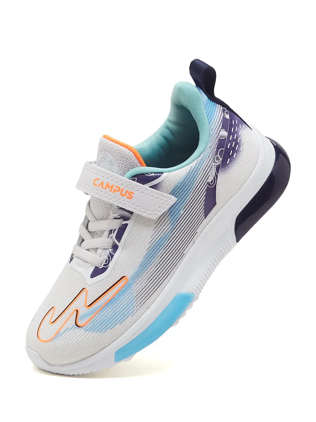 FLYRO KIDS V Navy Kids Running Shoes - Image 3