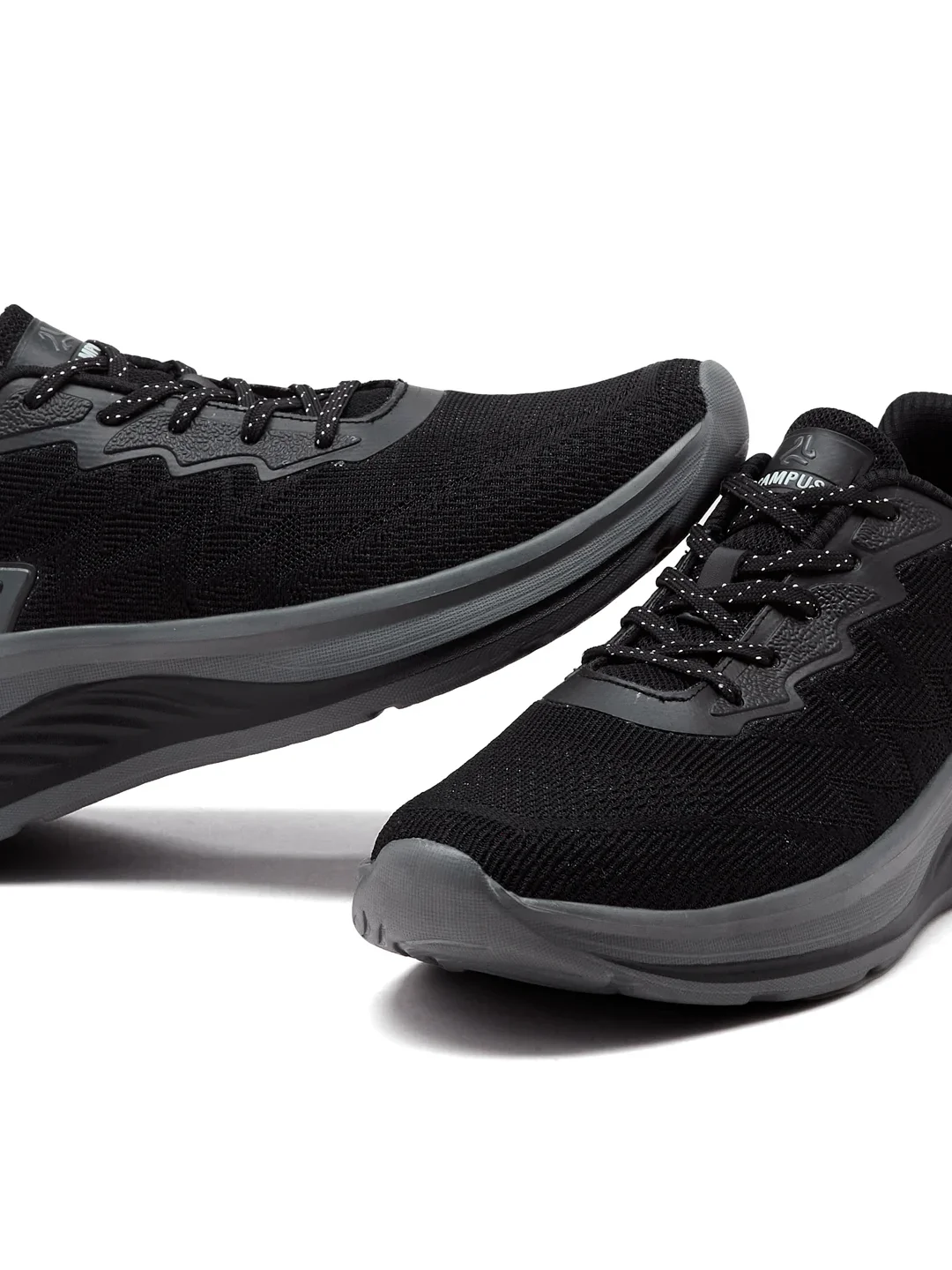 FYBER Black Men's Running Shoes - Image 7