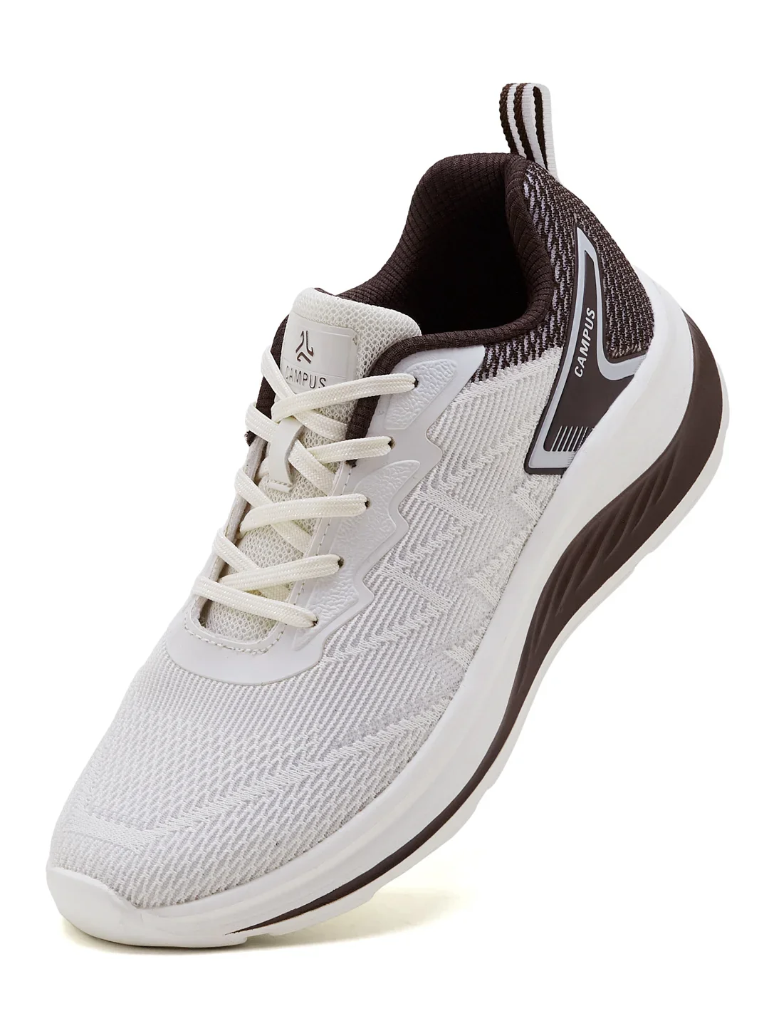 FYBER White Men's Running Shoes - Image 3