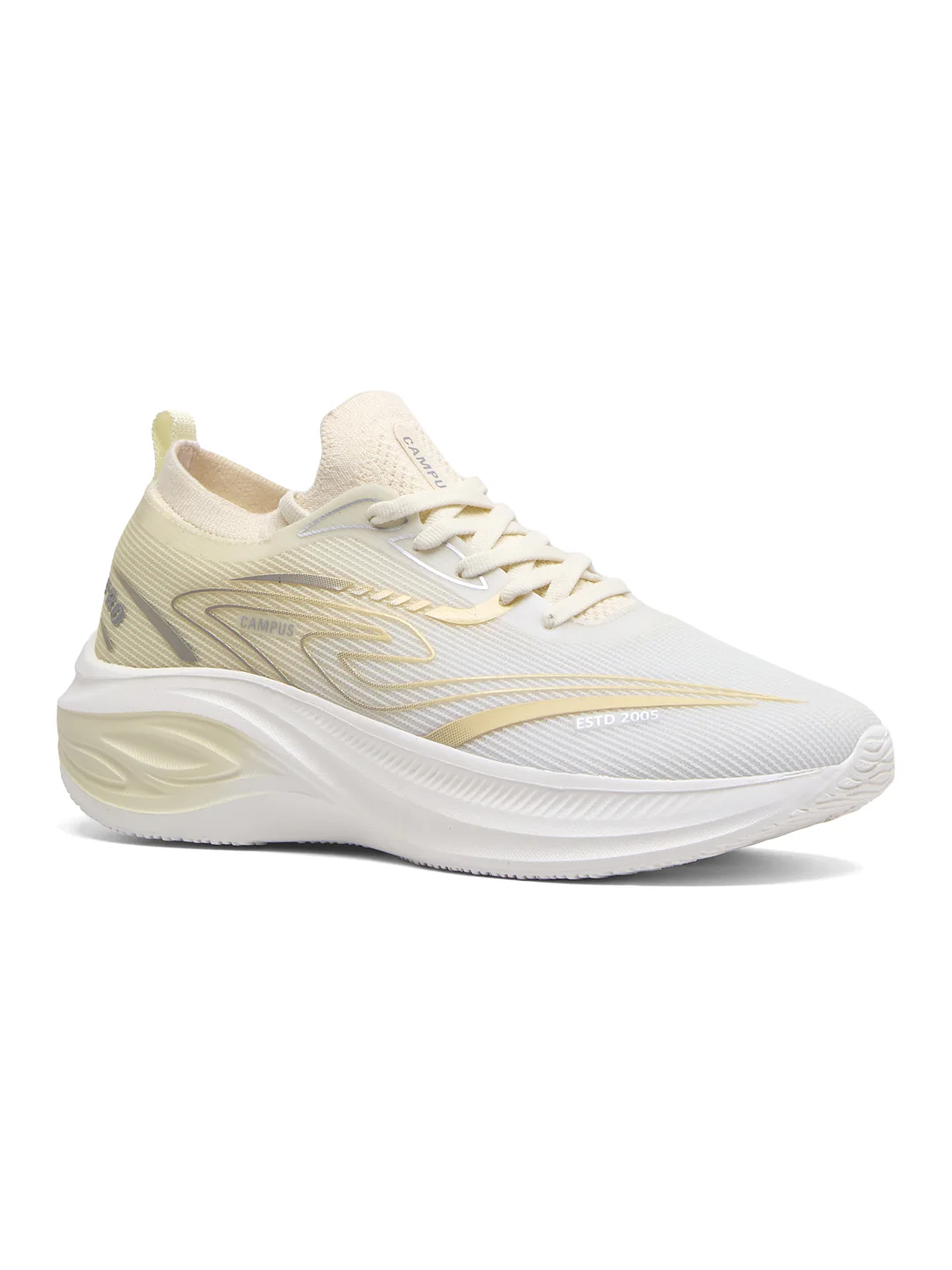 FYLO White Women's Running Shoes - Image 2