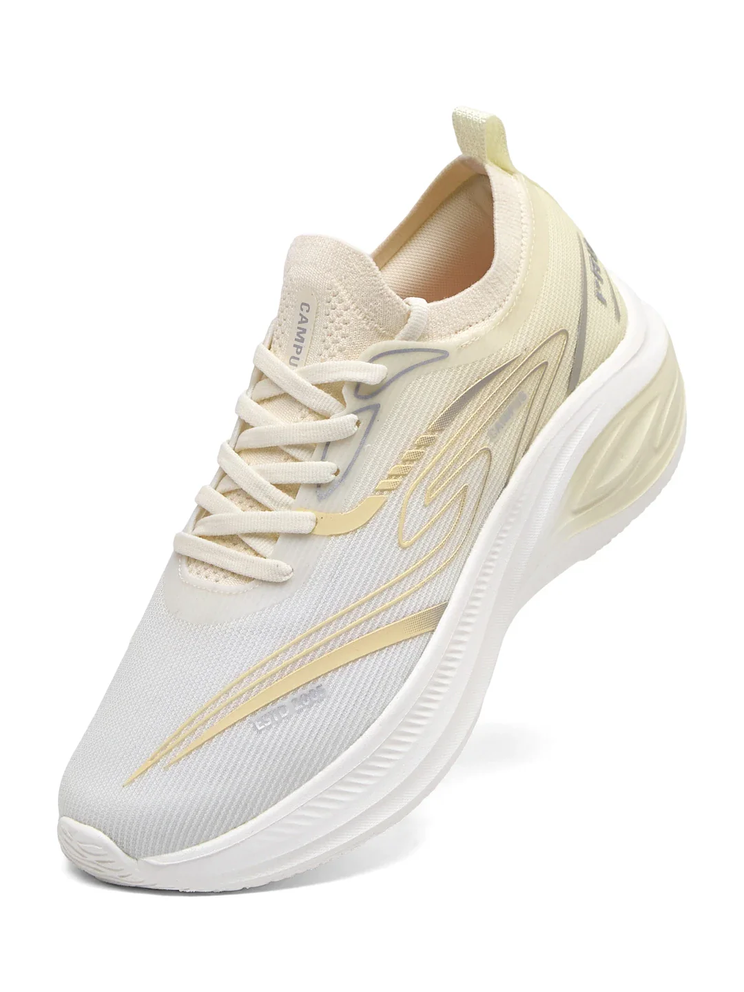 FYLO White Women's Running Shoes - Image 3