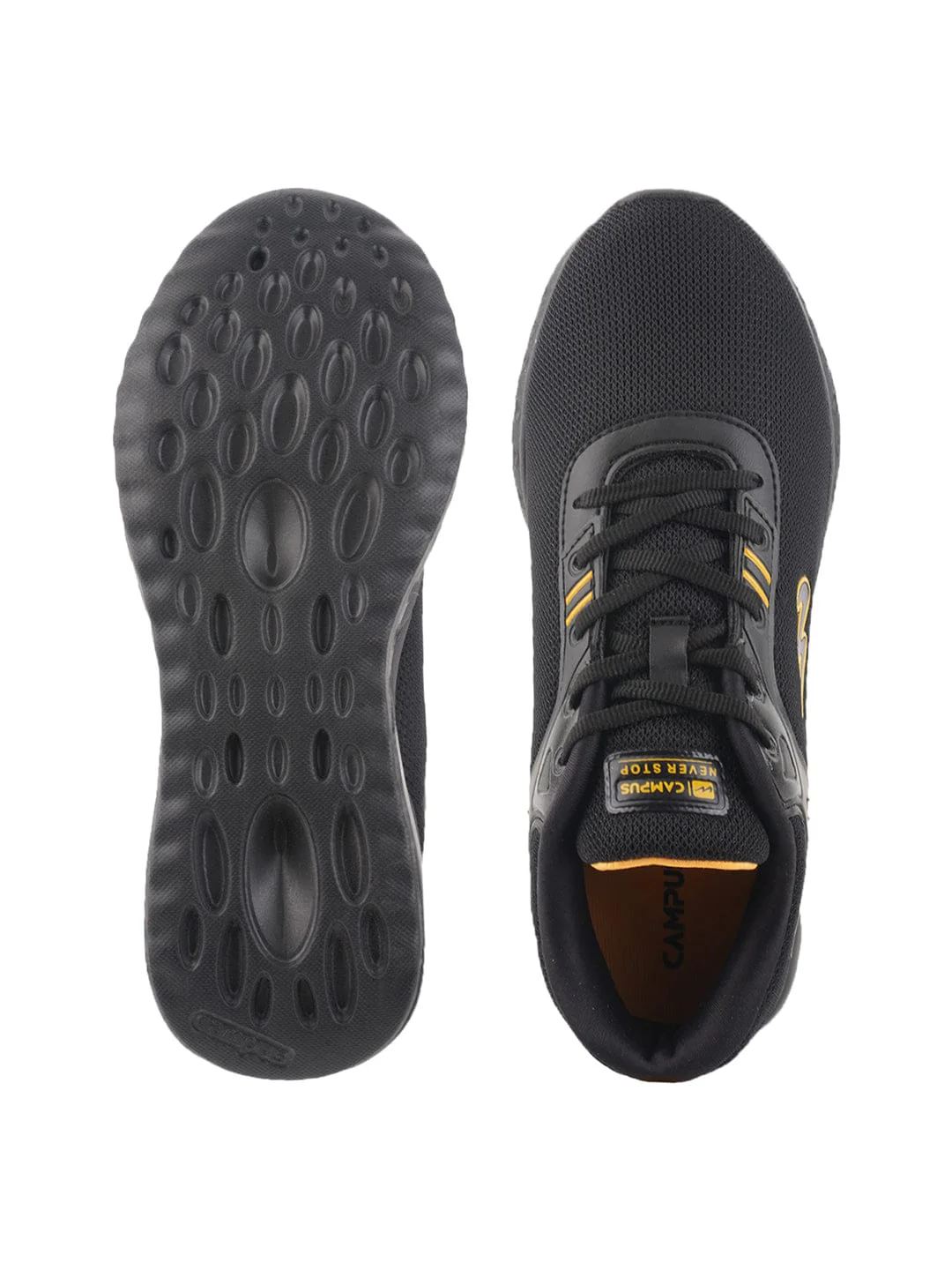GAMMA Black Men's Running Shoes - Image 4
